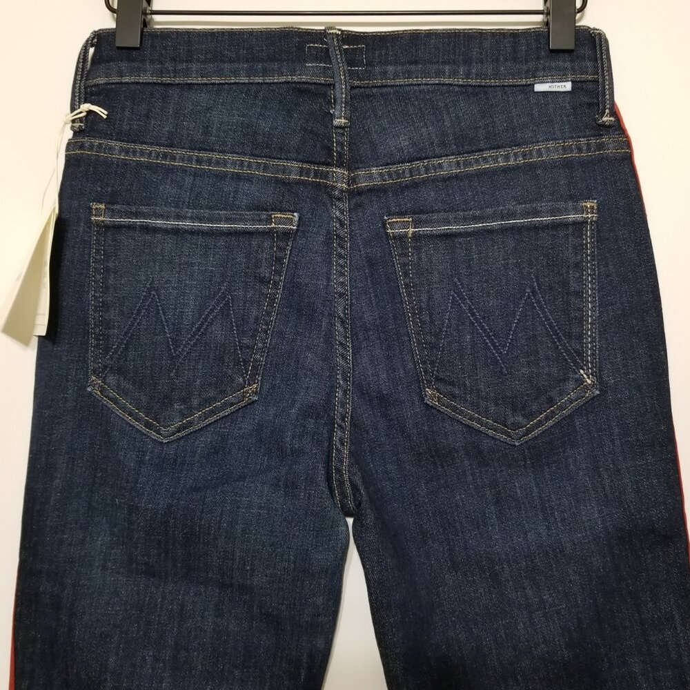 NWT Mother Denim The Insider Crop Step Fray in Speed Racer As Seen On Gigi Hadid - Picture 8 of 16